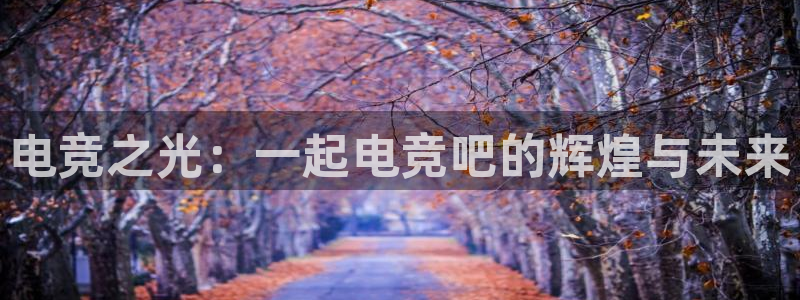 k1电竞比赛：电竞之光：一起电竞吧的辉煌与未来